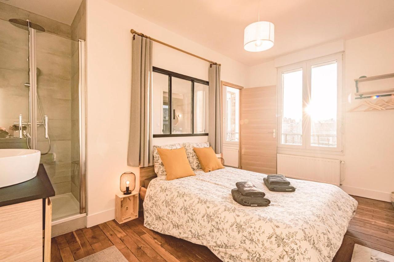 Charme De L'Ancien Pour Cet Appartement Entierement Renove Dans L'Hypercentre De Реймс Экстерьер фото